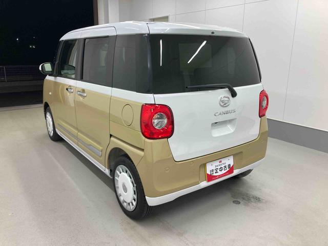 ムーヴキャンバスストライプスＧ衝突被害軽減ブレーキ　横滑り防止装置　オートハイビーム　アイドリングストップ　ステアリングスイッチ　オートライト　キーフリーシステム　オートエアコン　ナビ　ドラレコ　パノラマカメラ　ＥＴＣ　マット（岐阜県）の中古車