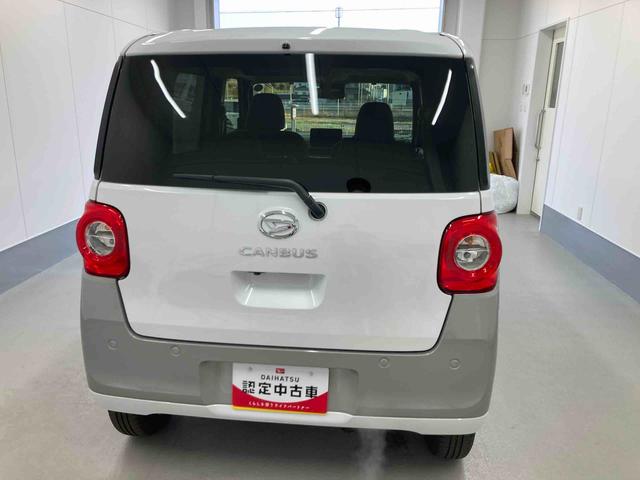 ムーヴキャンバスストライプスＧ衝突被害軽減ブレーキ　横滑り防止装置　４ＷＤ　オートハイビーム　アイドリングストップ　ステアリングスイッチ　オートライト　キーフリーシステム　オートエアコン　パノラマカメラ（岐阜県）の中古車