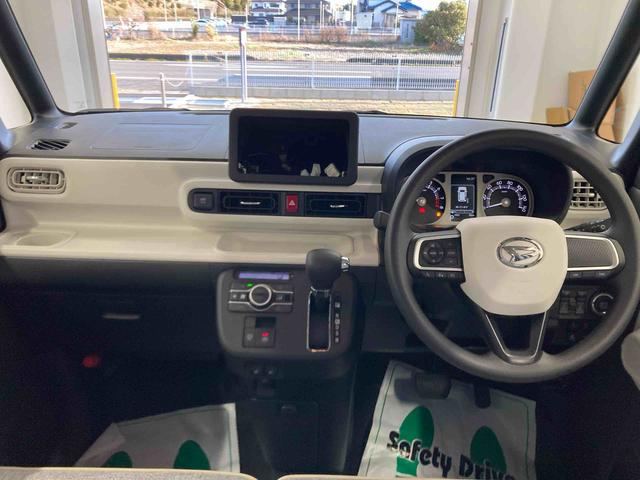 ムーヴキャンバスストライプスＧ衝突被害軽減ブレーキ　横滑り防止装置　４ＷＤ　オートハイビーム　アイドリングストップ　ステアリングスイッチ　オートライト　キーフリーシステム　オートエアコン　パノラマカメラ（岐阜県）の中古車