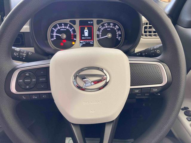 ムーヴキャンバスストライプスＧ衝突被害軽減ブレーキ　横滑り防止装置　４ＷＤ　オートハイビーム　アイドリングストップ　ステアリングスイッチ　オートライト　キーフリーシステム　オートエアコン　パノラマカメラ（岐阜県）の中古車