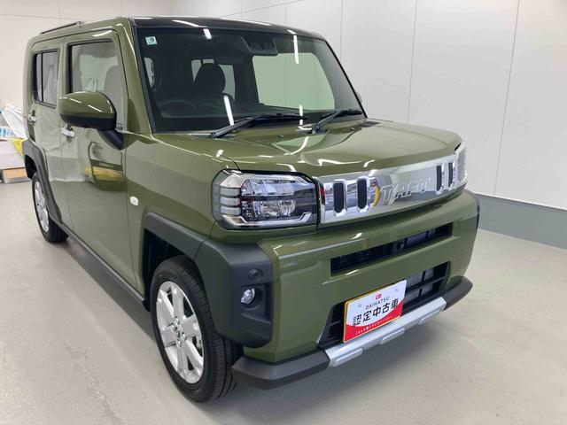 タフトＧターボ　クロムベンチャー衝突被害軽減ブレーキ　横滑り防止装置　４ＷＤ　オートハイビーム　アイドリングストップ　ステアリングスイッチ　オートライト　キーフリーシステム　オートエアコン　パノラマカメラ（岐阜県）の中古車