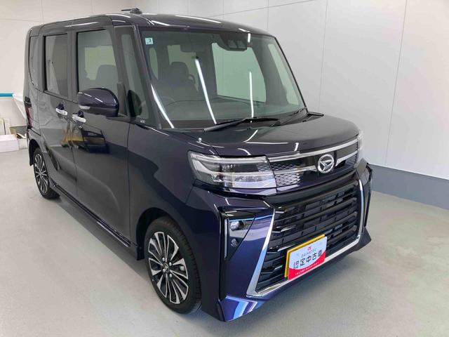 タントカスタムＲＳ衝突被害軽減ブレーキ　横滑り防止装置　オートハイビーム　アイドリングストップ　ステアリングスイッチ　オートライト　キーフリーシステム　オートエアコン　ナビ　ドラレコ　パノラマカメラ　ＥＴＣ　マット（岐阜県）の中古車