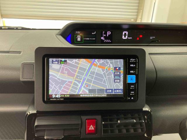 タントカスタムＲＳ衝突被害軽減ブレーキ　横滑り防止装置　オートハイビーム　アイドリングストップ　ステアリングスイッチ　オートライト　キーフリーシステム　オートエアコン　ナビ　ドラレコ　パノラマカメラ　ＥＴＣ　マット（岐阜県）の中古車