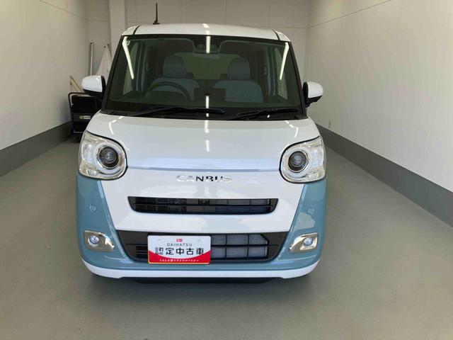 ムーヴキャンバスストライプスＧ衝突被害軽減ブレーキ　横滑り防止装置　オートハイビーム　アイドリングストップ　ステアリングスイッチ　オートライト　キーフリーシステム　オートエアコン　パノラマカメラ（岐阜県）の中古車