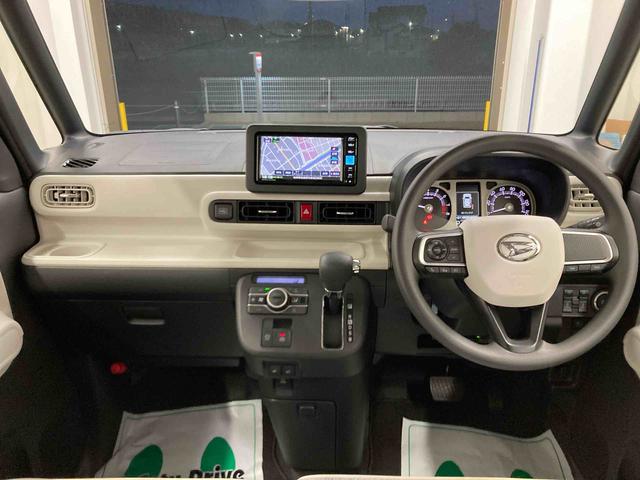 ムーヴキャンバスストライプスＧ衝突被害軽減ブレーキ　横滑り防止装置　オートハイビーム　アイドリングストップ　ステアリングスイッチ　オートライト　キーフリーシステム　オートエアコン　ナビ　ドラレコ　パノラマカメラ　ＥＴＣ　マット（岐阜県）の中古車