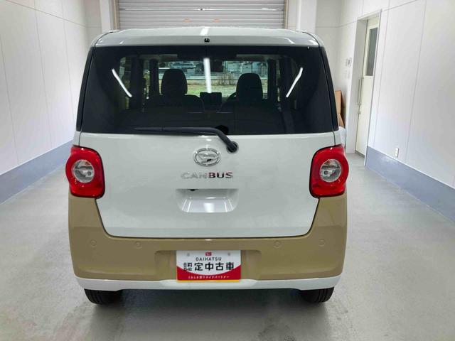 ムーヴキャンバスストライプスＧ衝突被害軽減ブレーキ　横滑り防止装置　オートハイビーム　アイドリングストップ　ステアリングスイッチ　オートライト　キーフリーシステム　オートエアコン　パノラマカメラ（岐阜県）の中古車