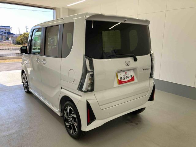 タントカスタムＸリミテッド衝突被害軽減ブレーキ　横滑り防止装置　オートハイビーム　アイドリングストップ　ステアリングスイッチ　オートライト　キーフリーシステム　オートエアコン　パノラマカメラ　ＥＴＣ（岐阜県）の中古車