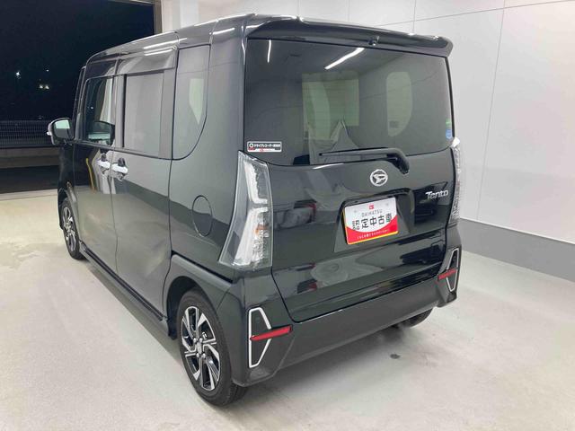 タントカスタムX衝突被害軽減ブレーキ 横滑り防止装置 オートハイビーム アイドリングストップ ステアリングスイッチ オートライト キーフリーシステム オートエアコン ナビ パノラマカメラ マット バイザー(岐阜県)の中古車