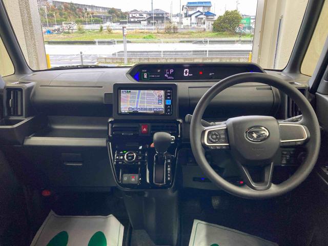 タントカスタムＸ衝突被害軽減ブレーキ　横滑り防止装置　オートハイビーム　アイドリングストップ　ステアリングスイッチ　オートライト　キーフリーシステム　オートエアコン　ナビ　ドラレコ　パノラマカメラ　ＥＴＣ　マット（岐阜県）の中古車