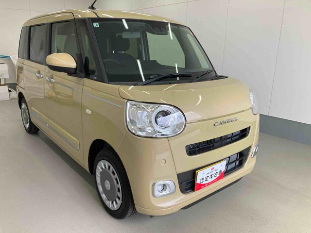 ムーヴキャンバスセオリーG衝突被害軽減ブレーキ 横滑り防止装置 オートハイビーム アイドリングストップ ステアリングスイッチ オートライト キーフリーシステム オートエアコン パノラマカメラ(岐阜県)の中古車