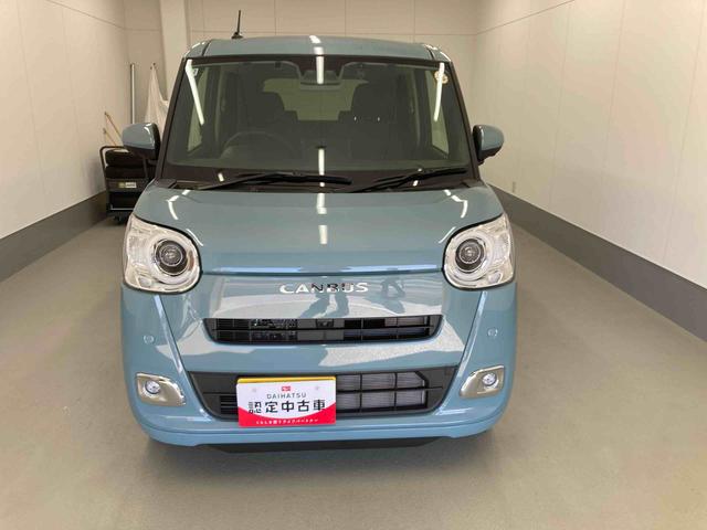 ムーヴキャンバスセオリーＧターボ衝突被害軽減ブレーキ　横滑り防止装置　オートハイビーム　アイドリングストップ　ステアリングスイッチ　オートライト　キーフリーシステム　オートエアコン　ナビ　ドラレコ　パノラマカメラ　ＥＴＣ　マット（岐阜県）の中古車