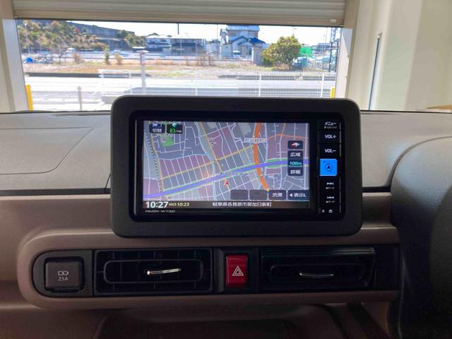 ムーヴキャンバスセオリーＧターボ衝突被害軽減ブレーキ　横滑り防止装置　オートハイビーム　アイドリングストップ　ステアリングスイッチ　オートライト　キーフリーシステム　オートエアコン　ナビ　ドラレコ　パノラマカメラ　ＥＴＣ　マット（岐阜県）の中古車