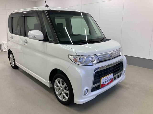 タントカスタムＸエアコン　パワステ　ナビ　ＥＴＣ　バックカメラ　アイドリングストップ　オートライト　ナビ　バックカメラ　マット　バイザー（岐阜県）の中古車