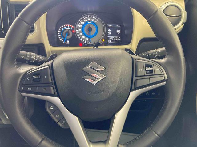 クロスビーハイブリッドＭＺ衝突被害軽減ブレーキ　横滑り防止装置　オートハイビーム　アイドリングストップ　ステアリングスイッチ　オートライト　キーフリー　オートエアコン　ナビ　ドラレコ　パノラマカメラ　ＥＴＣ　マット　バイザー（岐阜県）の中古車