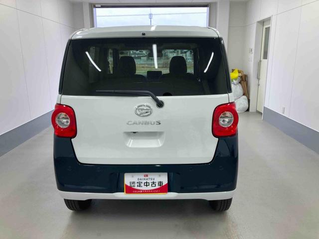 ムーヴキャンバスストライプスＧ衝突被害軽減ブレーキ　横滑り防止装置　オートハイビーム　アイドリングストップ　ステアリングスイッチ　オートライト　キーフリーシステム　オートエアコン　パノラマカメラ（岐阜県）の中古車