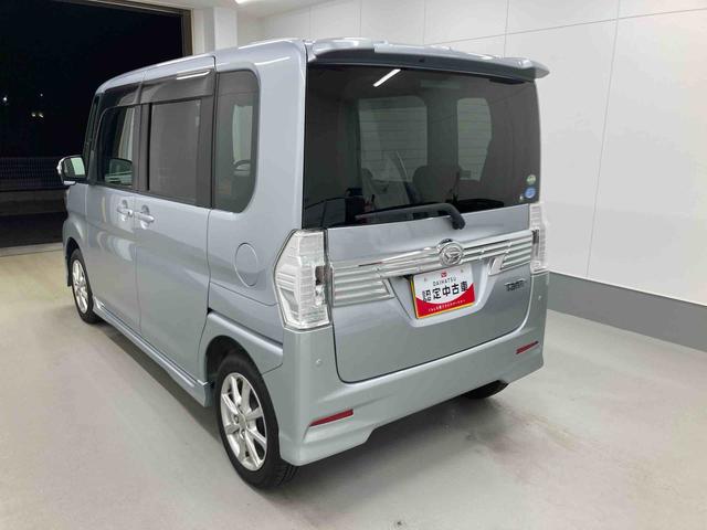 タントカスタムＸ　ＳＡIII衝突被害軽減ブレーキ　横滑り防止装置　オートハイビーム　アイドリングストップ　オートライト　キーフリーシステム　オートエアコン　社外ナビ　バックカメラ　ＥＴＣ　マット　バイザー（岐阜県）の中古車