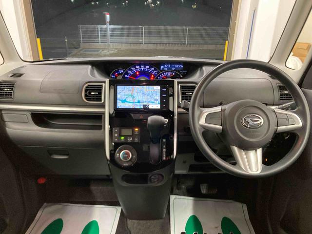 タントカスタムＸ　ＳＡIII衝突被害軽減ブレーキ　横滑り防止装置　オートハイビーム　アイドリングストップ　オートライト　キーフリーシステム　オートエアコン　社外ナビ　バックカメラ　ＥＴＣ　マット　バイザー（岐阜県）の中古車