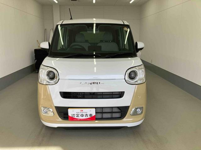 ムーヴキャンバスストライプスＧ衝突被害軽減ブレーキ　横滑り防止装置　オートハイビーム　アイドリングストップ　ステアリングスイッチ　オートライト　キーフリーシステム　オートエアコン　パノラマカメラ（岐阜県）の中古車