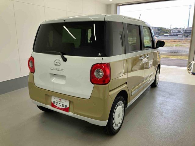 ムーヴキャンバスストライプスＧ衝突被害軽減ブレーキ　横滑り防止装置　オートハイビーム　アイドリングストップ　ステアリングスイッチ　オートライト　キーフリーシステム　オートエアコン　パノラマカメラ（岐阜県）の中古車