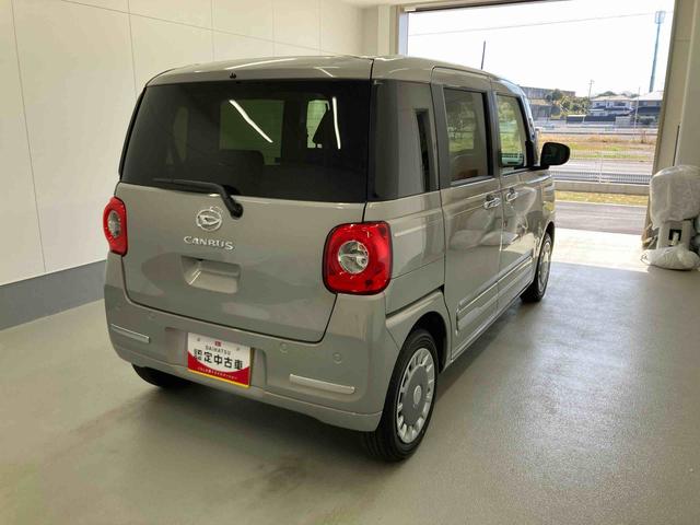 ムーヴキャンバスセオリーG衝突被害軽減ブレーキ 横滑り防止装置 オートハイビーム アイドリングストップ ステアリングスイッチ オートライト キーフリーシステム オートエアコン パノラマカメラ(岐阜県)の中古車