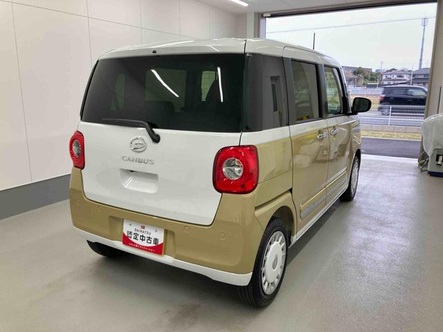 ムーヴキャンバスストライプスＧターボ衝突被害軽減ブレーキ　横滑り防止装置　オートハイビーム　アイドリングストップ　ステアリングスイッチ　オートライト　キーフリーシステム　オートエアコン　パノラマカメラ（岐阜県）の中古車