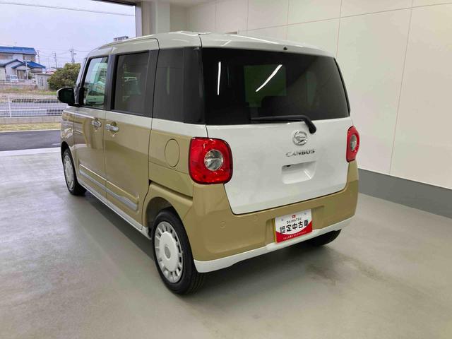 ムーヴキャンバスストライプスＧターボ衝突被害軽減ブレーキ　横滑り防止装置　オートハイビーム　アイドリングストップ　ステアリングスイッチ　オートライト　キーフリーシステム　オートエアコン　パノラマカメラ（岐阜県）の中古車