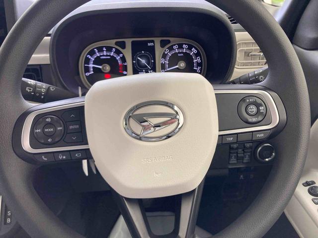 ムーヴキャンバスストライプスＧターボ衝突被害軽減ブレーキ　横滑り防止装置　オートハイビーム　アイドリングストップ　ステアリングスイッチ　オートライト　キーフリーシステム　オートエアコン　パノラマカメラ（岐阜県）の中古車