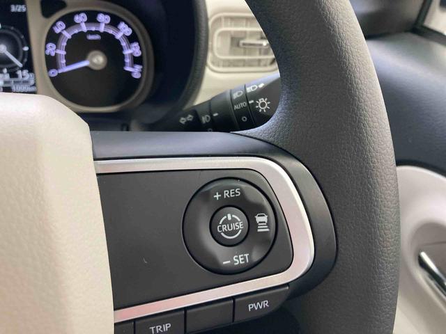 ムーヴキャンバスストライプスＧターボ衝突被害軽減ブレーキ　横滑り防止装置　オートハイビーム　アイドリングストップ　ステアリングスイッチ　オートライト　キーフリーシステム　オートエアコン　パノラマカメラ（岐阜県）の中古車