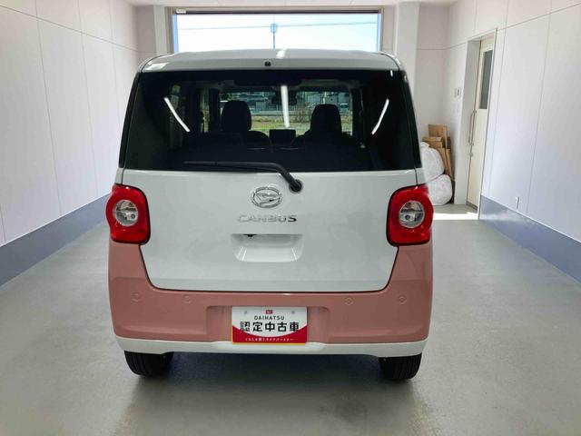 ムーヴキャンバスストライプスGターボ衝突被害軽減ブレーキ 横滑り防止装置 オートハイビーム アイドリングストップ ステアリングスイッチ オートライト キーフリーシステム オートエアコン パノラマカメラ(岐阜県)の中古車