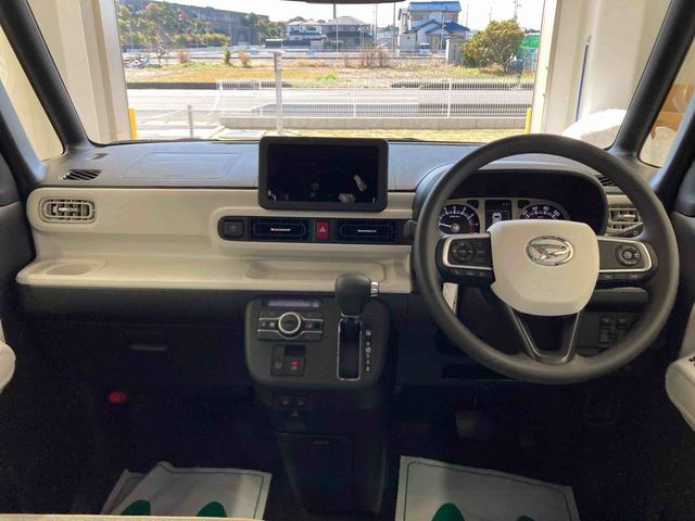 ムーヴキャンバスストライプスGターボ衝突被害軽減ブレーキ 横滑り防止装置 オートハイビーム アイドリングストップ ステアリングスイッチ オートライト キーフリーシステム オートエアコン パノラマカメラ(岐阜県)の中古車