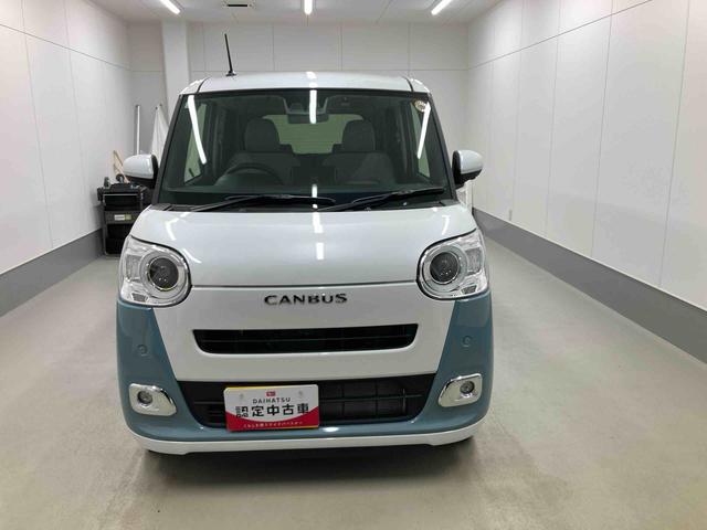 ムーヴキャンバスストライプスＧターボ衝突被害軽減ブレーキ　横滑り防止装置　オートハイビーム　アイドリングストップ　ステアリングスイッチ　オートライト　キーフリーシステム　オートエアコン　ナビ　ドラレコ　パノラマカメラ　ＥＴＣ　マット（岐阜県）の中古車