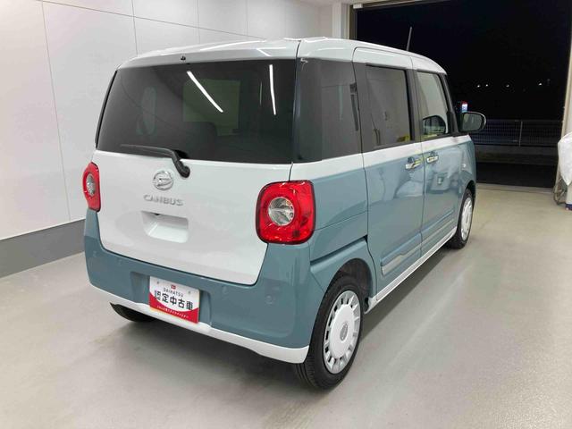 ムーヴキャンバスストライプスＧターボ衝突被害軽減ブレーキ　横滑り防止装置　オートハイビーム　アイドリングストップ　ステアリングスイッチ　オートライト　キーフリーシステム　オートエアコン　ナビ　ドラレコ　パノラマカメラ　ＥＴＣ　マット（岐阜県）の中古車