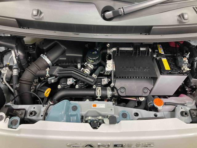 ムーヴキャンバスストライプスＧターボ衝突被害軽減ブレーキ　横滑り防止装置　オートハイビーム　アイドリングストップ　ステアリングスイッチ　オートライト　キーフリーシステム　オートエアコン　ナビ　ドラレコ　パノラマカメラ　ＥＴＣ　マット（岐阜県）の中古車