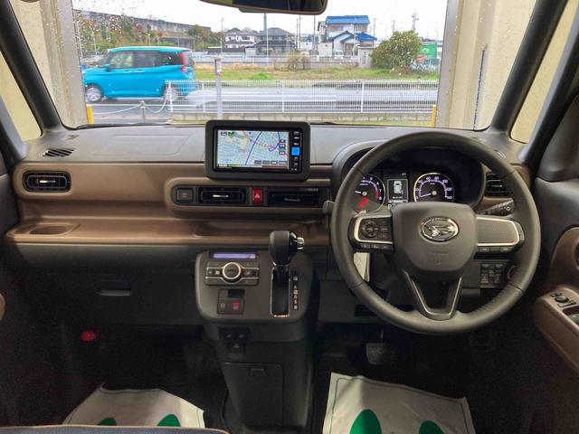 ムーヴキャンバスセオリーＧ衝突被害軽減ブレーキ　横滑り防止装置　４ＷＤ　オートハイビーム　アイドリングストップ　ステアリングスイッチ　オートライト　キーフリー　オートエアコン　ナビ　ドラレコ　パノラマカメラ　ＥＴＣ　マット（岐阜県）の中古車