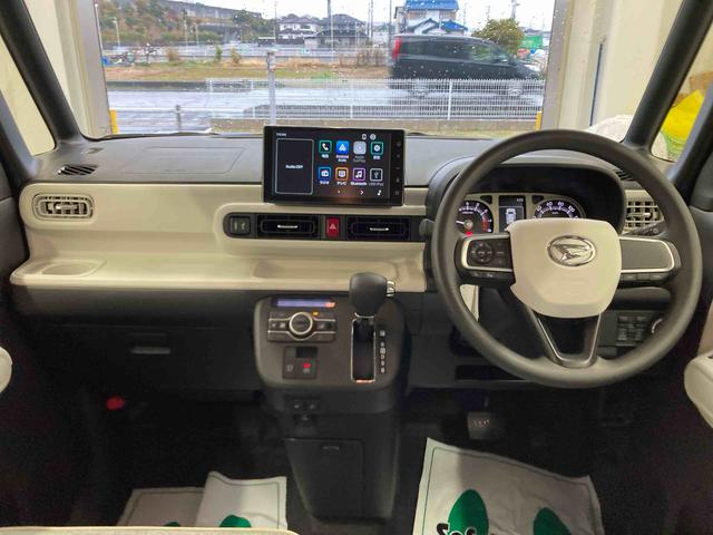 ムーヴキャンバスストライプスＧ衝突被害軽減ブレーキ　横滑り防止装置　４ＷＤ　オートハイビーム　アイドリングストップ　ステアリングスイッチ　オートライト　キーフリーシステム　オートエアコン　ディスプレイオーディオ　バックカメラ（岐阜県）の中古車