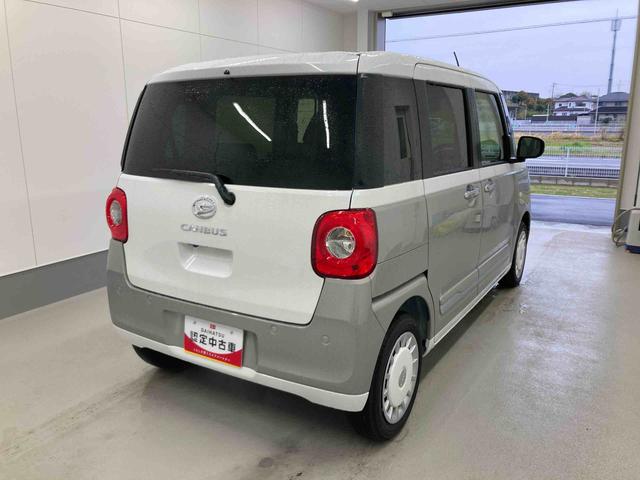 ムーヴキャンバスストライプスＧ衝突被害軽減ブレーキ　横滑り防止装置　オートハイビーム　アイドリングストップ　ステアリングスイッチ　オートライト　キーフリーシステム　オートエアコン　ナビ　ドラレコ　パノラマカメラ　ＥＴＣ　マット（岐阜県）の中古車