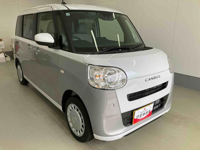 ムーヴキャンバスストライプスX衝突被害軽減ブレーキ 横滑り防止装置 オートハイビーム アイドリングストップ ステアリングスイッチ オートライト キーフリーシステム オートエアコン ナビ ドラレコ バックカメラ ETC マット(岐阜県)の中古車