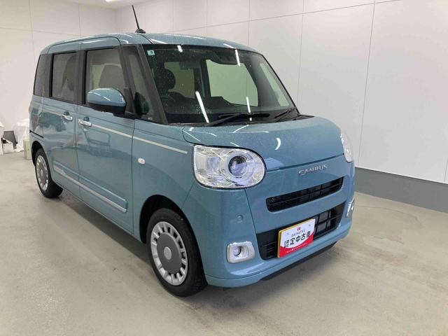 ムーヴキャンバスセオリーＧ衝突被害軽減ブレーキ　横滑り防止装置　オートハイビーム　アイドリングストップ　ステアリングスイッチ　オートライト　キーフリーシステム　オートエアコン　ナビ　ドラレコ　パノラマカメラ　ＥＴＣ　マット（岐阜県）の中古車