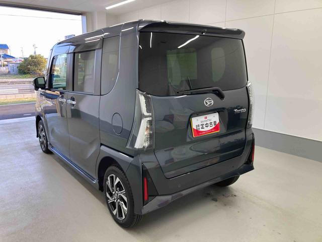 タントカスタムＸ衝突被害軽減ブレーキ　横滑り防止装置　オートハイビーム　アイドリングストップ　ステアリングスイッチ　オートライト　キーフリーシステム　オートエアコン　パノラマカメラ　マット　バイザー（岐阜県）の中古車