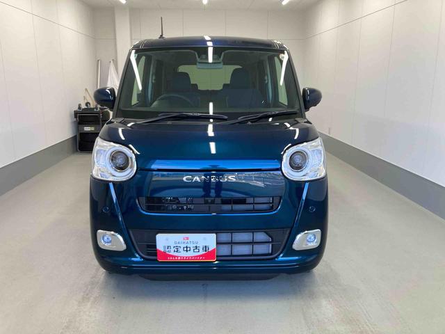 ムーヴキャンバスセオリーＧターボ衝突被害軽減ブレーキ　横滑り防止装置　オートハイビーム　アイドリングストップ　ステアリングスイッチ　オートライト　キーフリーシステム　オートエアコン　パノラマカメラ（岐阜県）の中古車