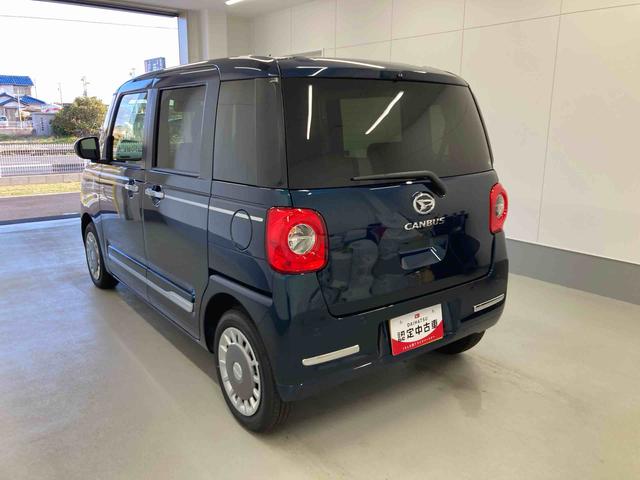 ムーヴキャンバスセオリーＧターボ衝突被害軽減ブレーキ　横滑り防止装置　オートハイビーム　アイドリングストップ　ステアリングスイッチ　オートライト　キーフリーシステム　オートエアコン　パノラマカメラ（岐阜県）の中古車