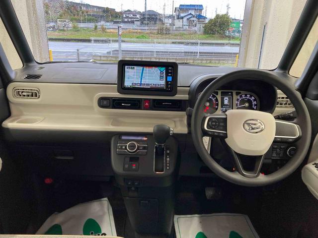 ムーヴキャンバスストライプスＧ衝突被害軽減ブレーキ　横滑り防止装置　４ＷＤ　オートハイビーム　アイドリングストップ　ステアリングスイッチ　オートライト　キーフリー　オートエアコン　ナビ　ドラレコ　パノラマカメラ　ＥＴＣ　マット（岐阜県）の中古車