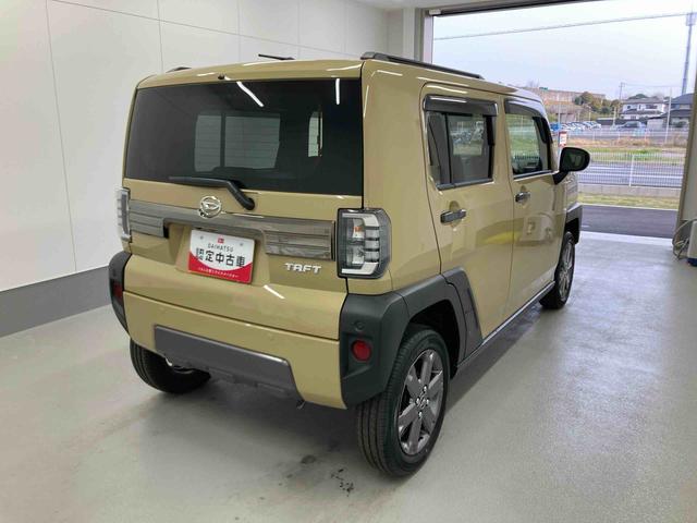 タフトＧ　クロムベンチャー衝突被害軽減ブレーキ　横滑り防止装置　オートハイビーム　アイドリングストップ　ステアリングスイッチ　オートライト　キーフリーシステム　オートエアコン　バックカメラ　マット　バイザー（岐阜県）の中古車