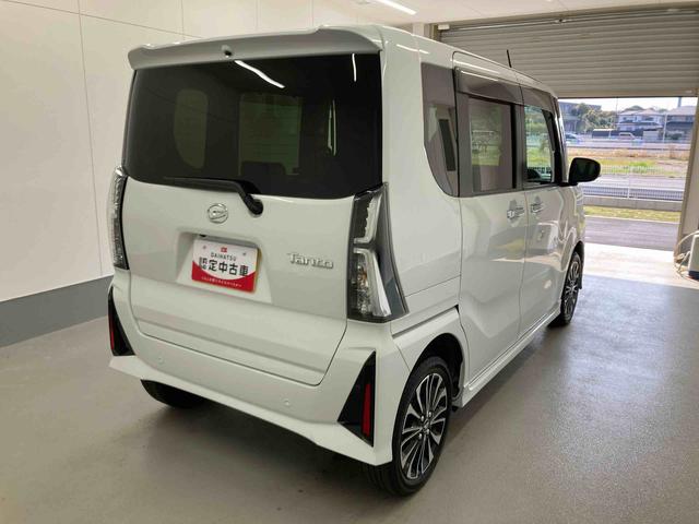 タントカスタムＲＳ衝突被害軽減ブレーキ　横滑り防止装置　４ＷＤ　オートハイビーム　アイドリングストップ　ステアリングスイッチ　キーフリー　オートエアコン　ナビ　ドラレコ　パノラマカメラ　ＥＴＣ　マット　バイザー（岐阜県）の中古車