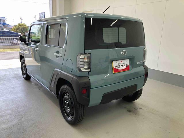 タフトＸ衝突被害軽減ブレーキ　横滑り防止装置　オートハイビーム　アイドリングストップ　ステアリングスイッチ　オートライト　キーフリーシステム　オートエアコン　ナビ　ドラレコ　バックカメラ　ＥＴＣ　マット（岐阜県）の中古車