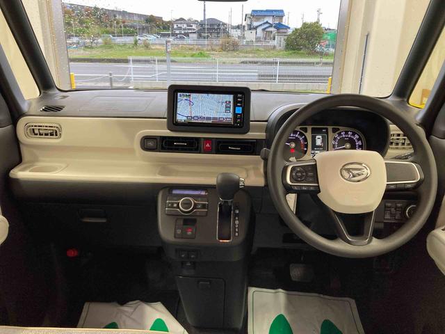 ムーヴキャンバスストライプスＧ衝突被害軽減ブレーキ　横滑り防止装置　４ＷＤ　オートハイビーム　アイドリングストップ　ステアリングスイッチ　オートライト　キーフリー　オートエアコン　ナビ　ドラレコ　パノラマカメラ　ＥＴＣ　マット（岐阜県）の中古車