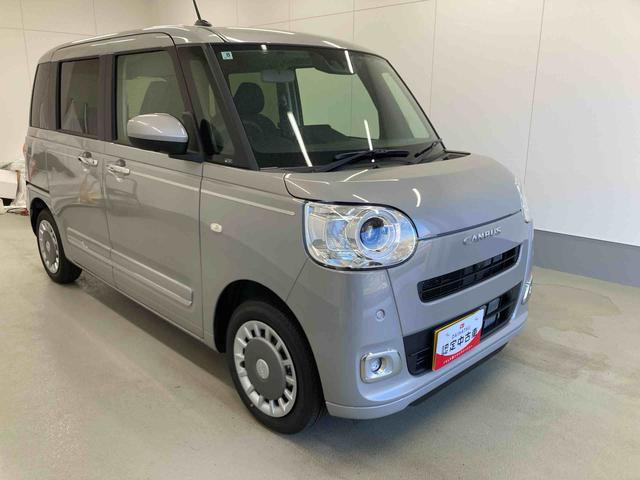 ムーヴキャンバスセオリーＧ衝突被害軽減ブレーキ　横滑り防止装置　オートハイビーム　アイドリングストップ　ステアリングスイッチ　オートライト　キーフリーシステム　オートエアコン　ナビ　ドラレコ　パノラマカメラ　ＥＴＣ　マット（岐阜県）の中古車