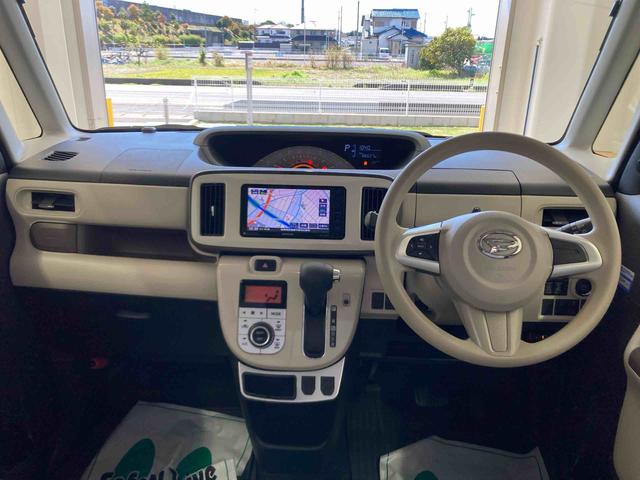 ムーヴキャンバスＸリミテッドメイクアップ　ＳＡII衝突被害軽減ブレーキ　横滑り防止装置　アイドリングストップ　ステアリングスイッチ　オートライト　キーフリーシステム　オートエアコン　社外ナビ　バックカメラ　ＥＴＣ　マット　バイザー（岐阜県）の中古車