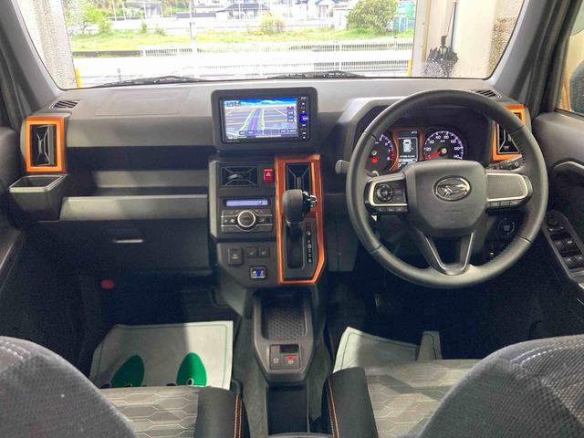 タフトＧ衝突被害軽減ブレーキ　横滑り防止装置　オートハイビーム　アイドリングストップ　ステアリングスイッチ　オートライト　キーフリー　オートエアコン　ナビ　ドラレコ　パノラマカメラ　ＥＴＣ　マット　バイザー（岐阜県）の中古車