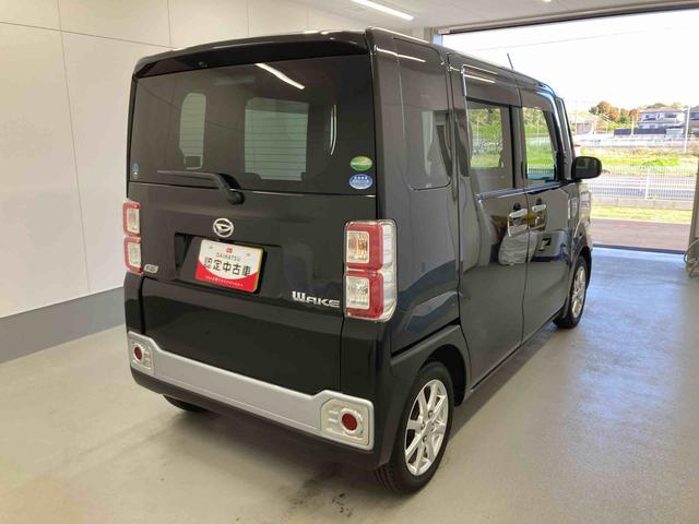 ウェイクX SA衝突被害軽減ブレーキ 横滑り防止装置 4WD アイドリングストップ ステアリングスイッチ オートライト キーフリーシステム オートエアコン シートヒーター ナビ バックカメラ ETC マット バイザー(岐阜県)の中古車